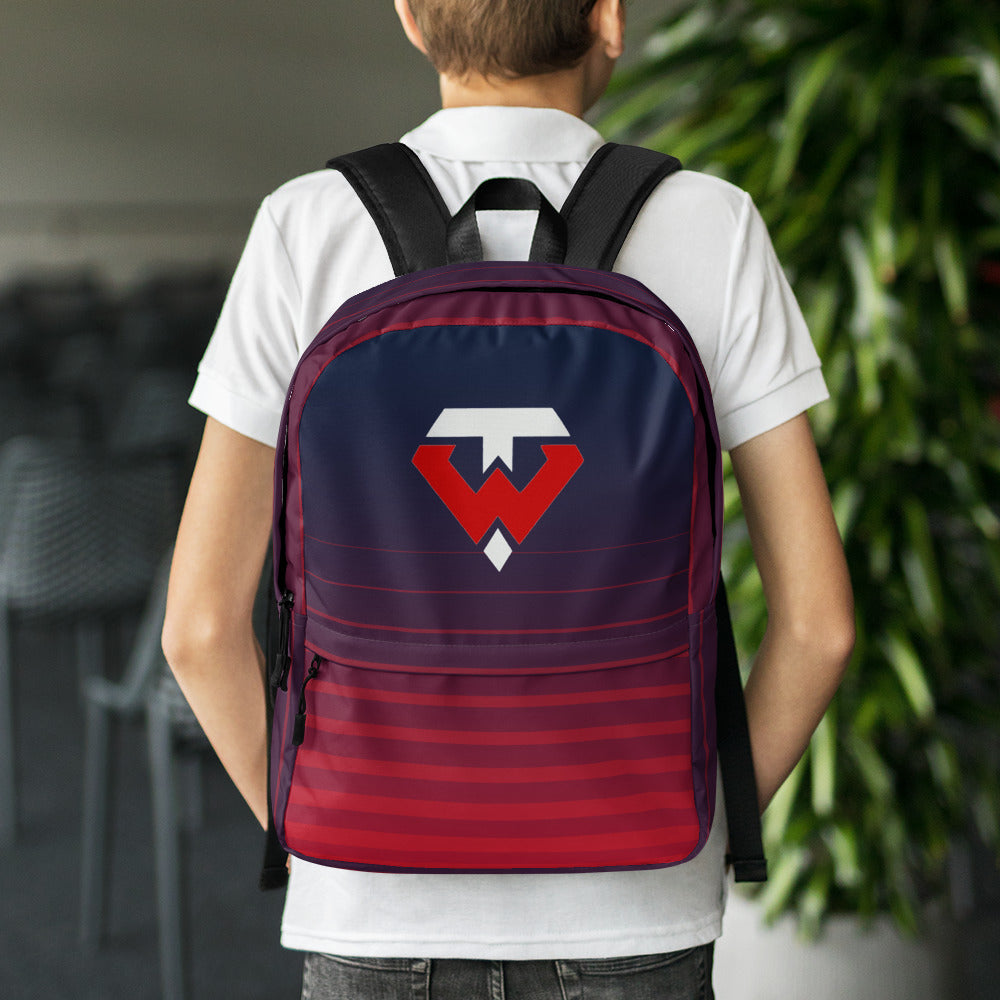 Tampa Warriors TW Seal Striped Backpack