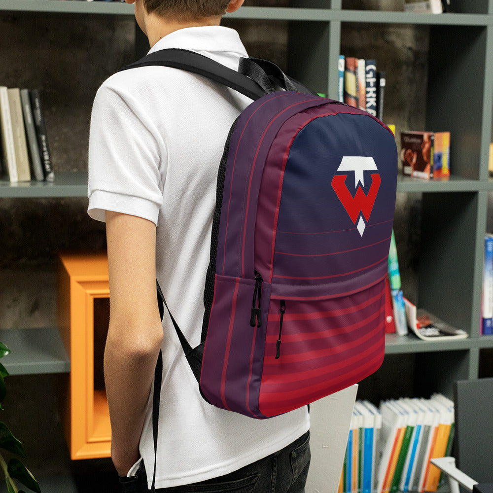 Tampa Warriors TW Seal Striped Backpack