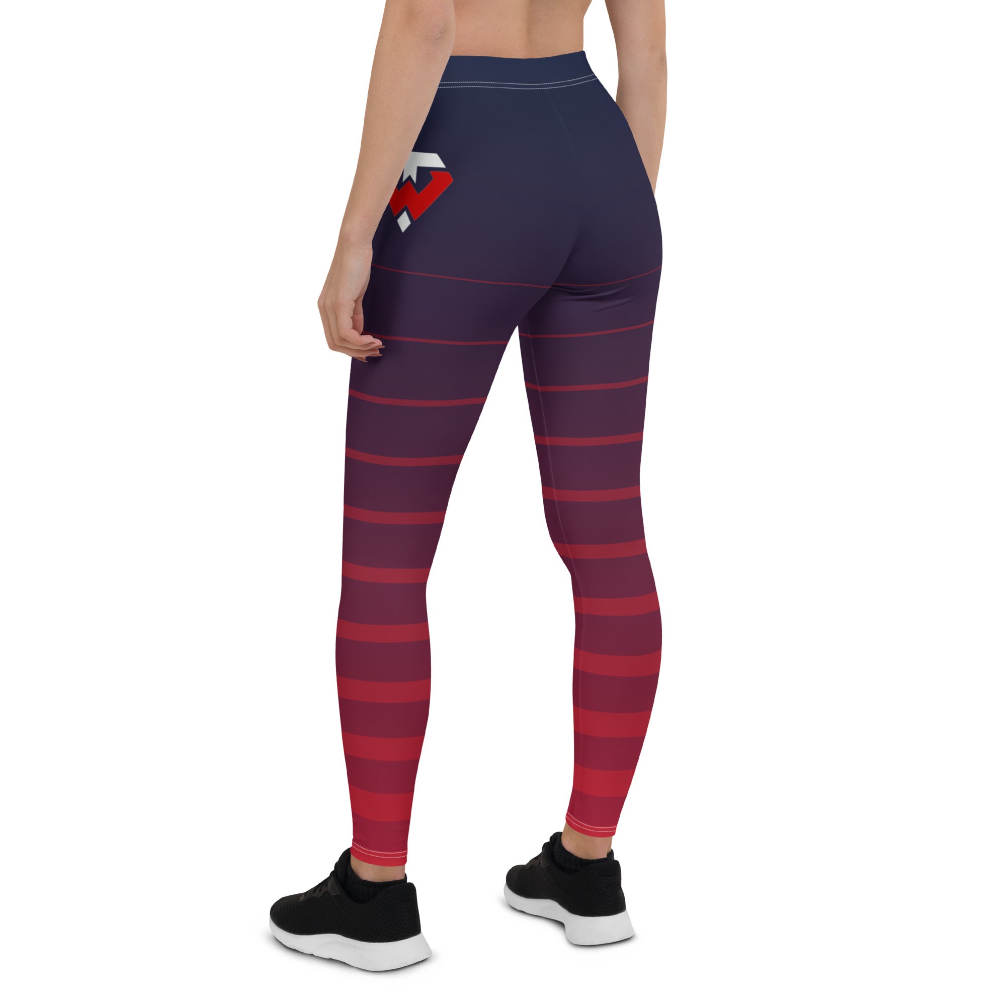 Tampa Warriors TW Seal Striped Women's Leggings