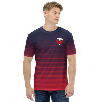 Tampa Warriors Striped Performance Men's t-shirt