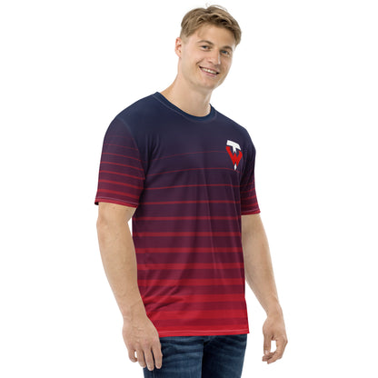 Tampa Warriors Striped Performance Men's t-shirt