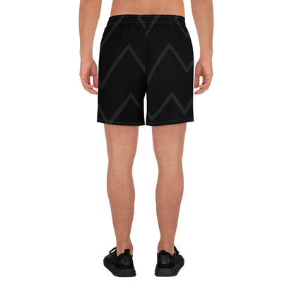 NTAA AB Softball Black Zig Zag Men's Recycled Athletic Shorts