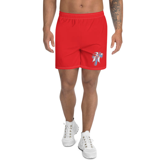 NTAA AB Baseball Red Men's Recycled Athletic Shorts