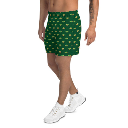 Baseball Diamond Green Men's Athletic Shorts