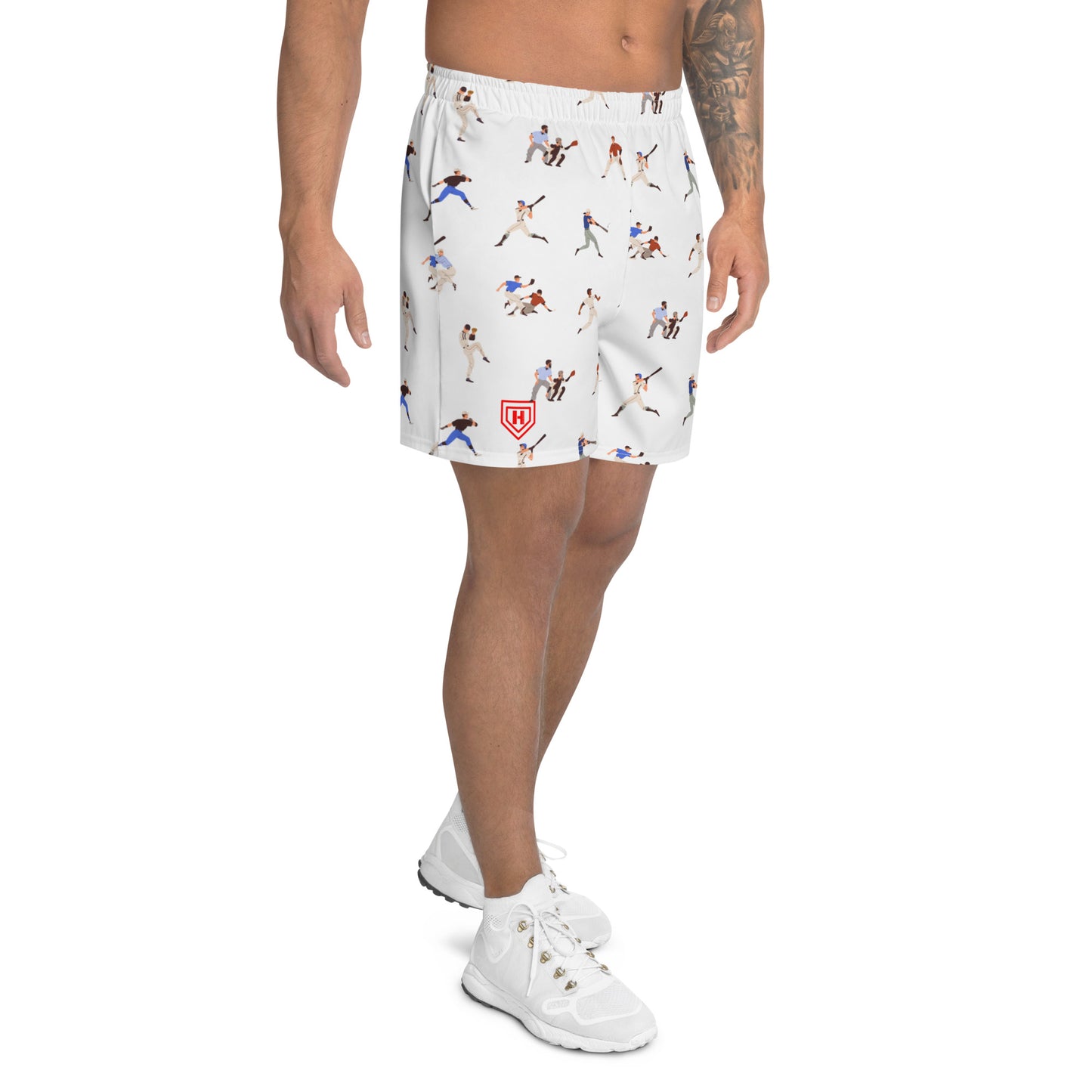 Retro Player Men's Athletic Shorts