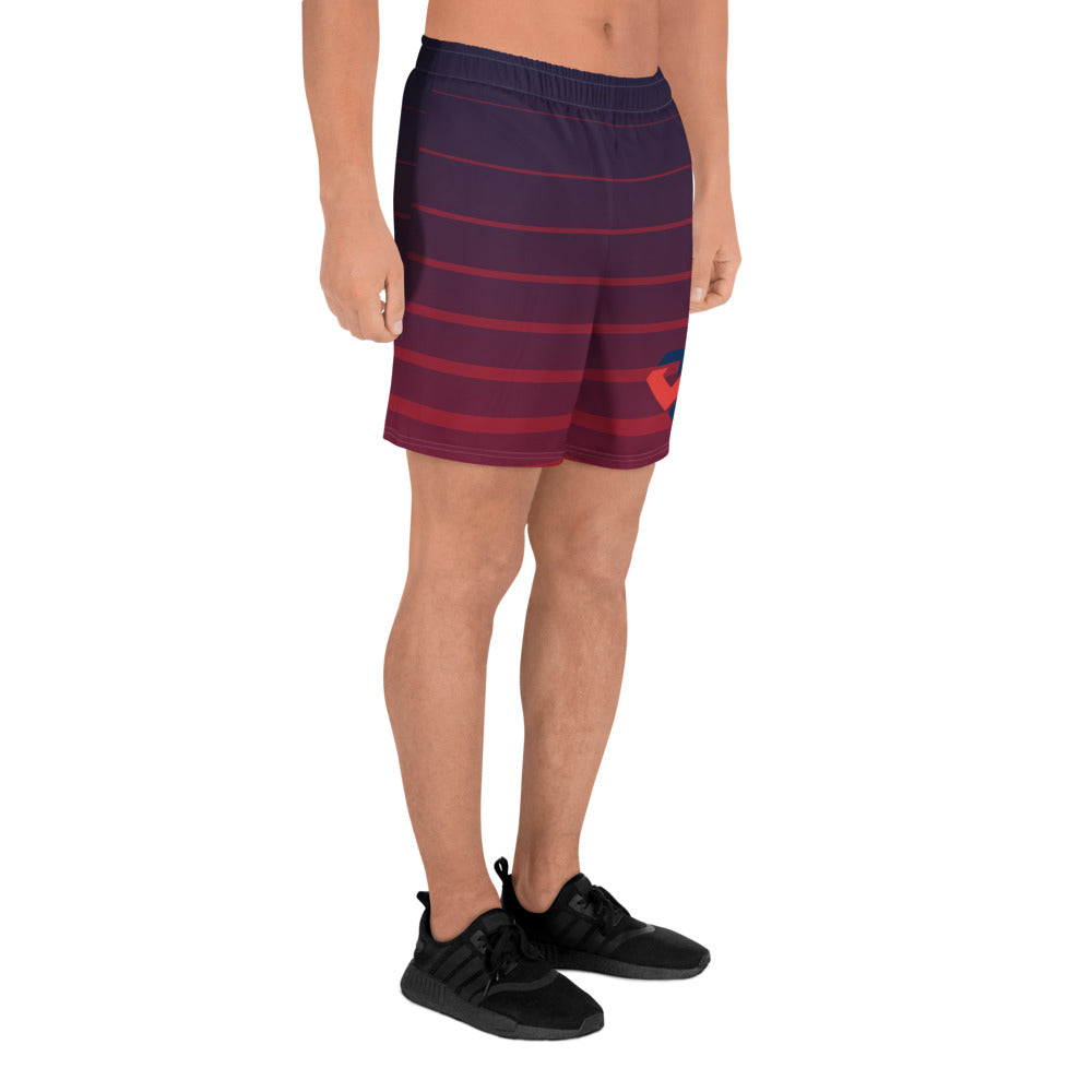 Tampa Warriors Seal Striped Men's Athletic Shorts