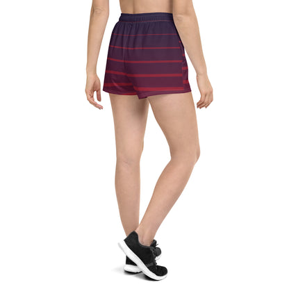 LOL Tomahawks Striped Women’s Athletic Shorts