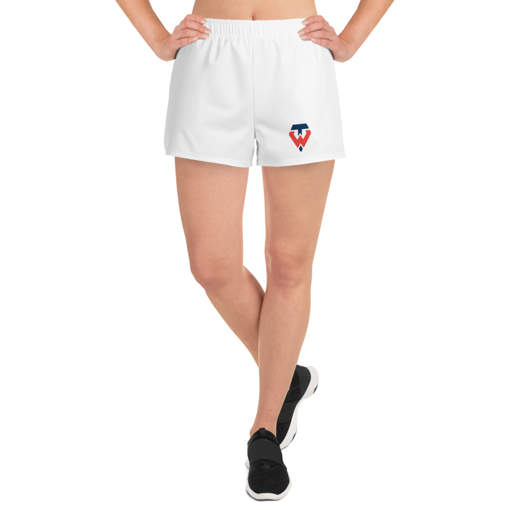 Tampa Warriors TW Seal White Women’s Athletic Shorts