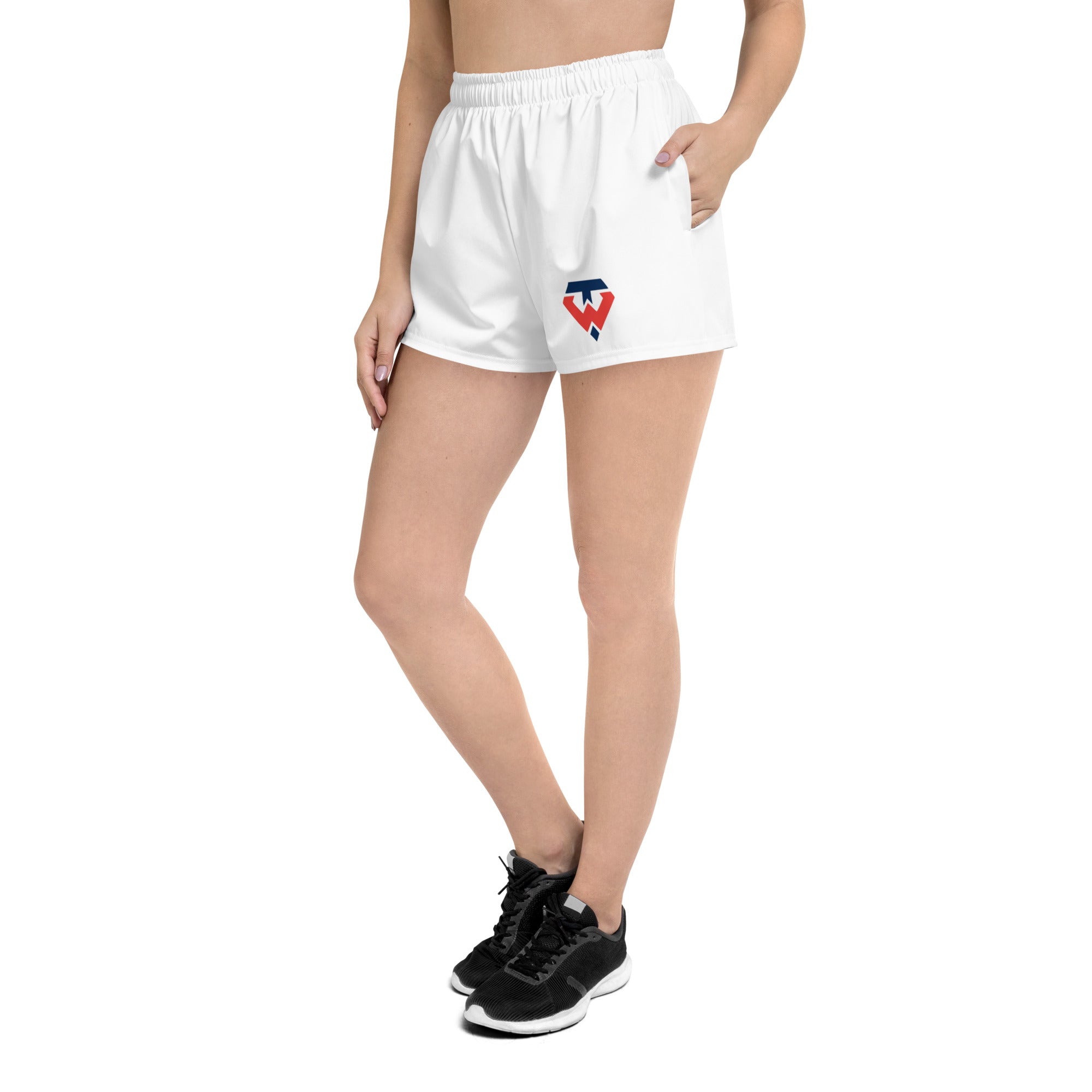 Tampa Warriors TW Seal White Women’s Athletic Shorts