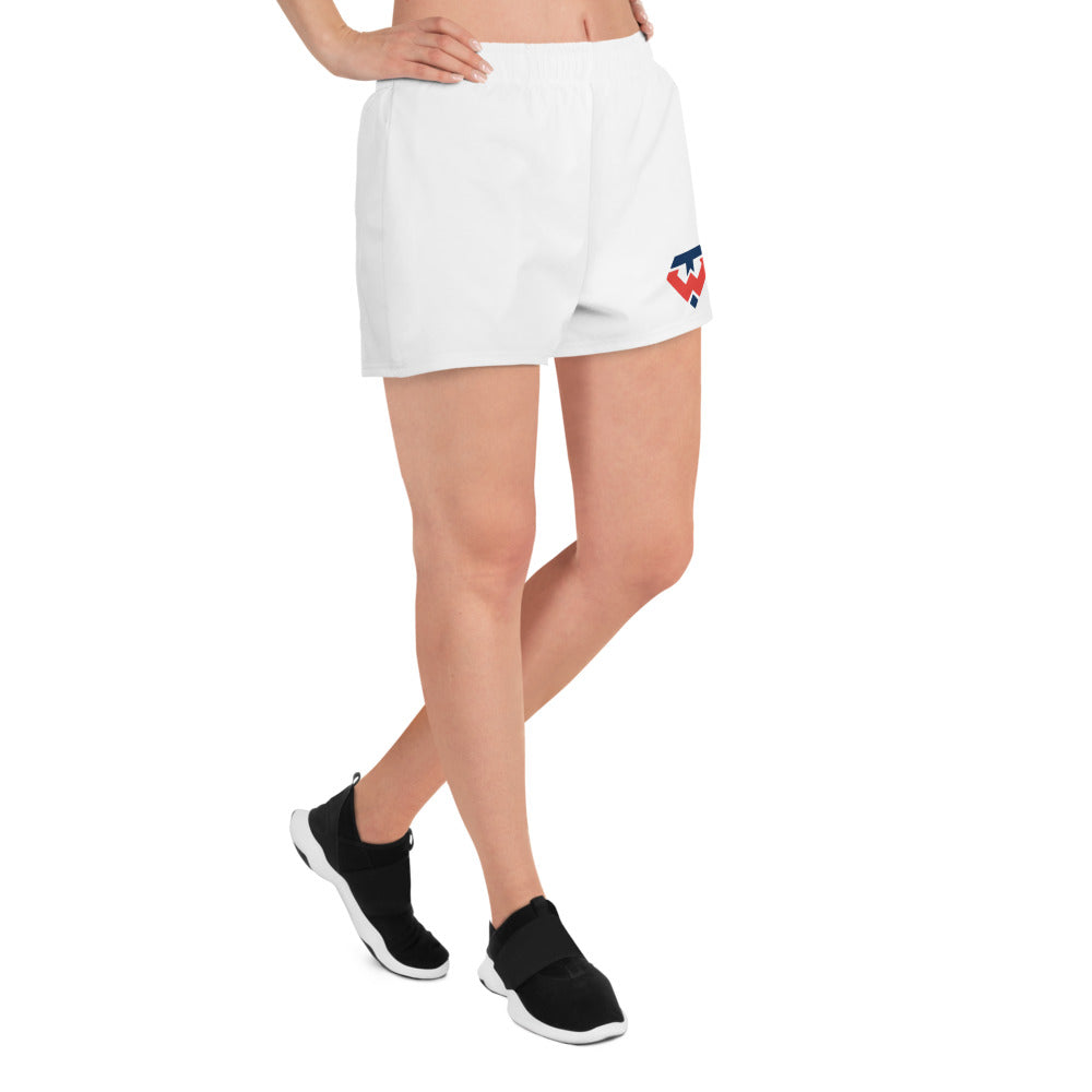 Tampa Warriors TW Seal White Women’s Athletic Shorts