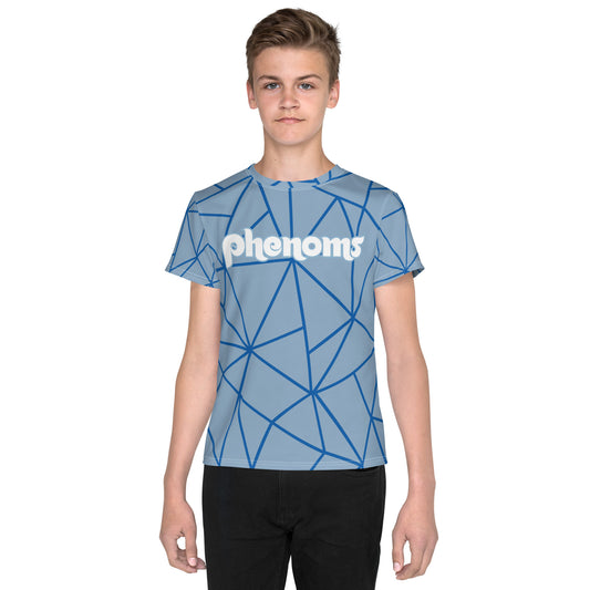 Tampa Phenoms Fractured Performance Youth crew neck t-shirt