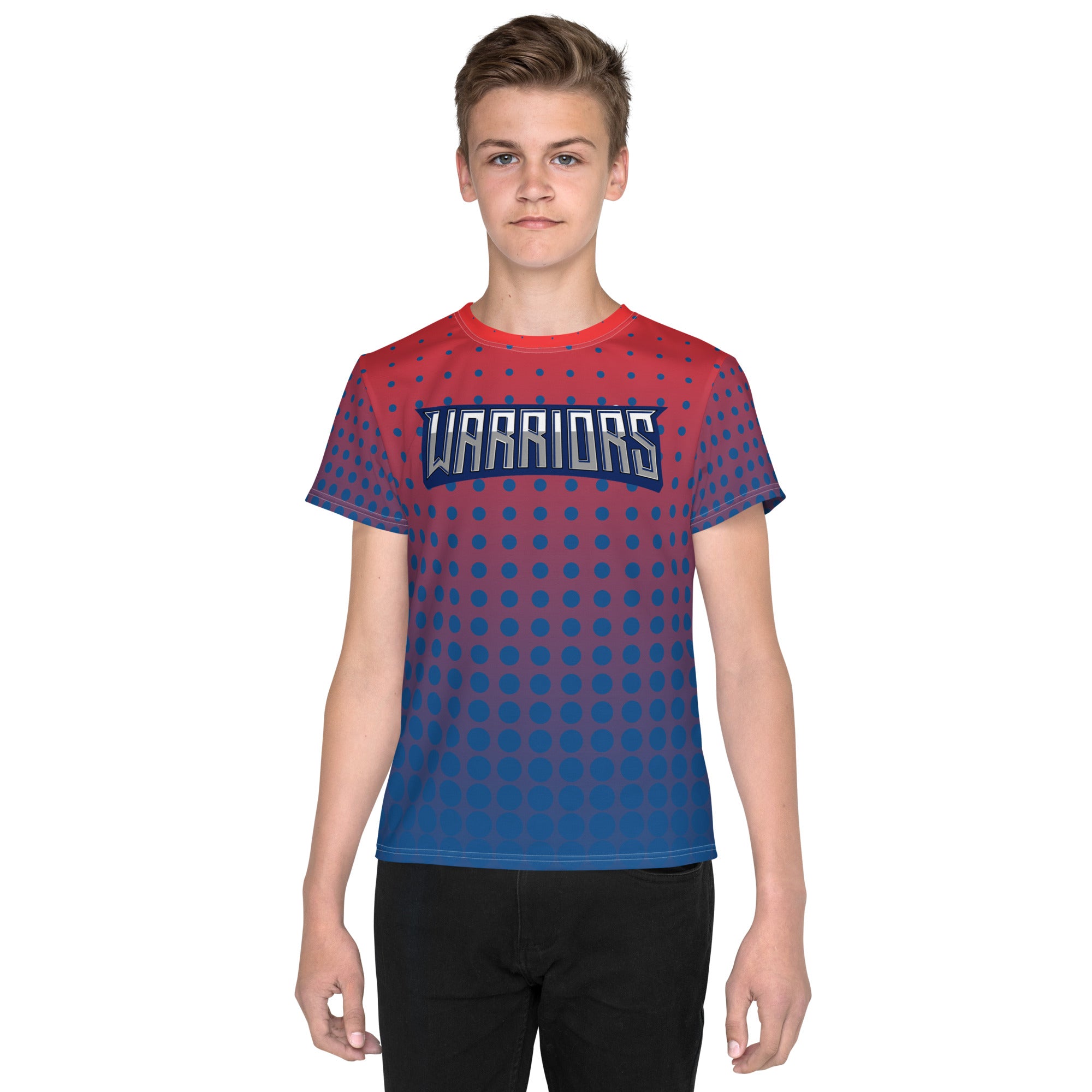 Tampa Warriors Droplet Youth Performance crew neck t-shirt