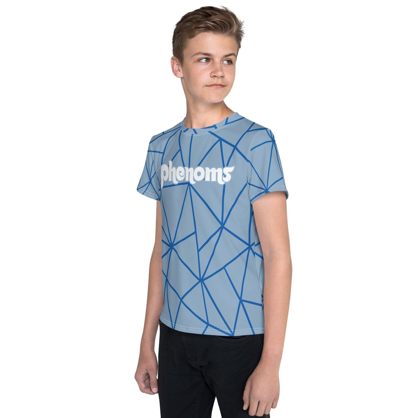 Tampa Phenoms Fractured Performance Youth crew neck t-shirt