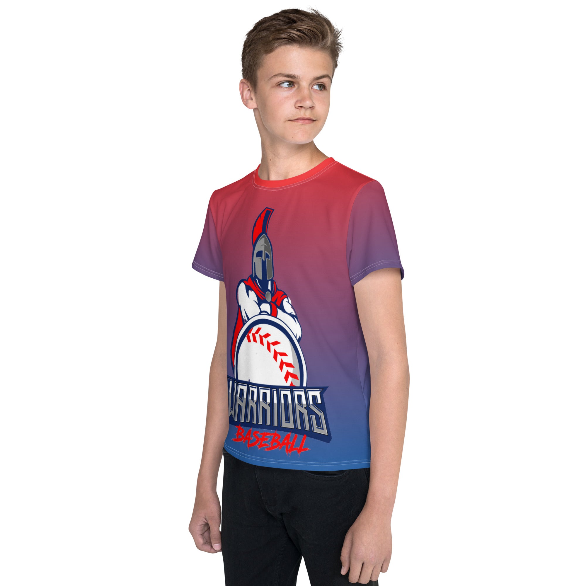 Tampa Warriors Baseball Seal Youth Performance crew neck t-shirt