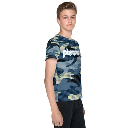 Tampa Phenoms Camo Performance Youth crew neck t-shirt