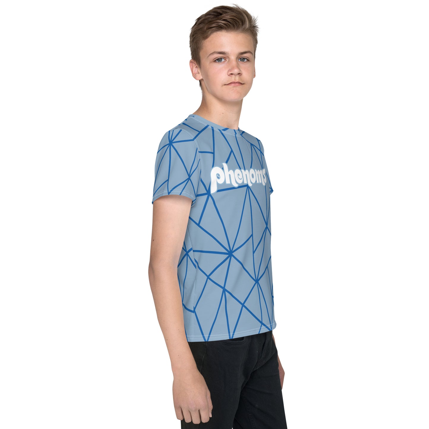 Tampa Phenoms Fractured Performance Youth crew neck t-shirt