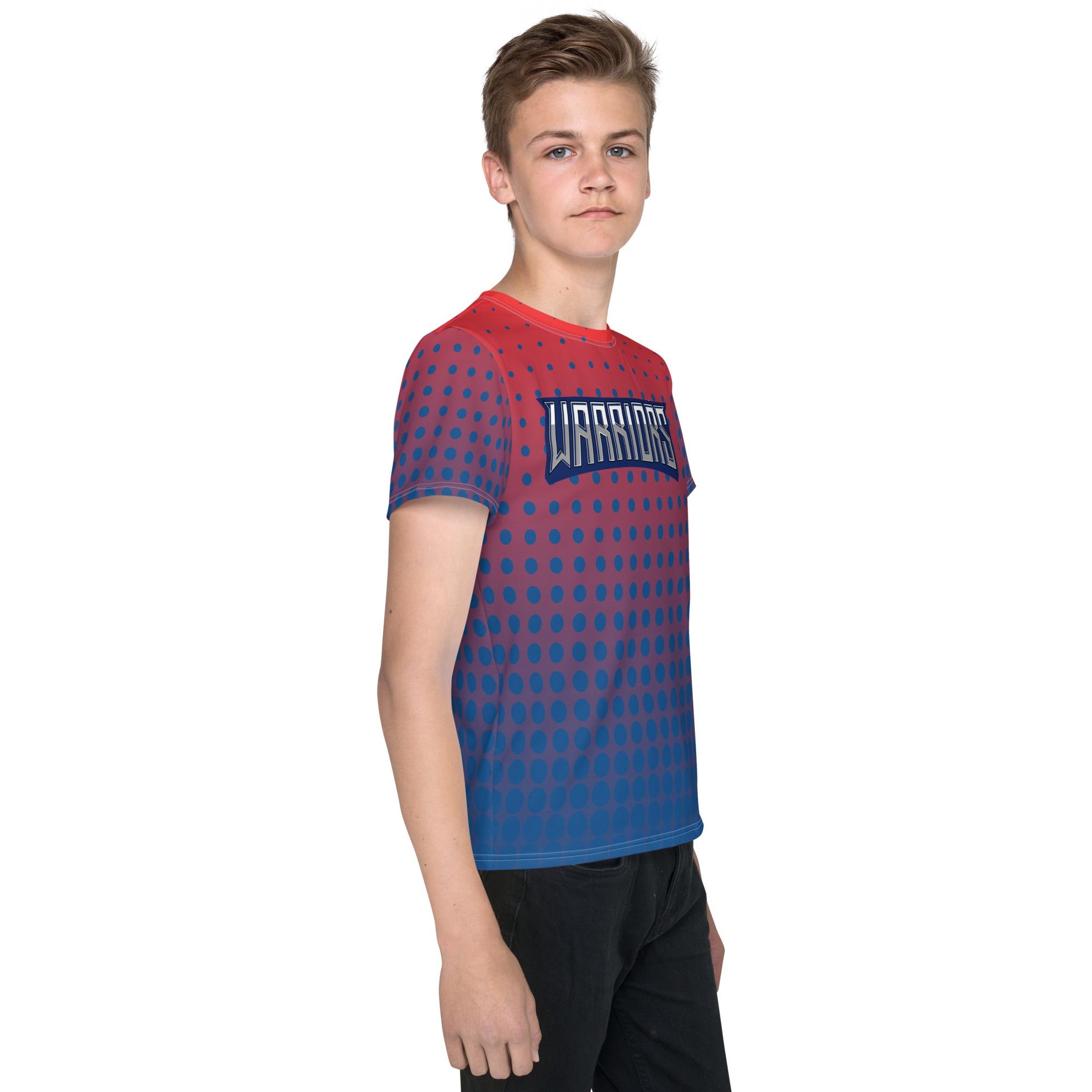 Tampa Warriors Droplet Youth Performance crew neck t-shirt