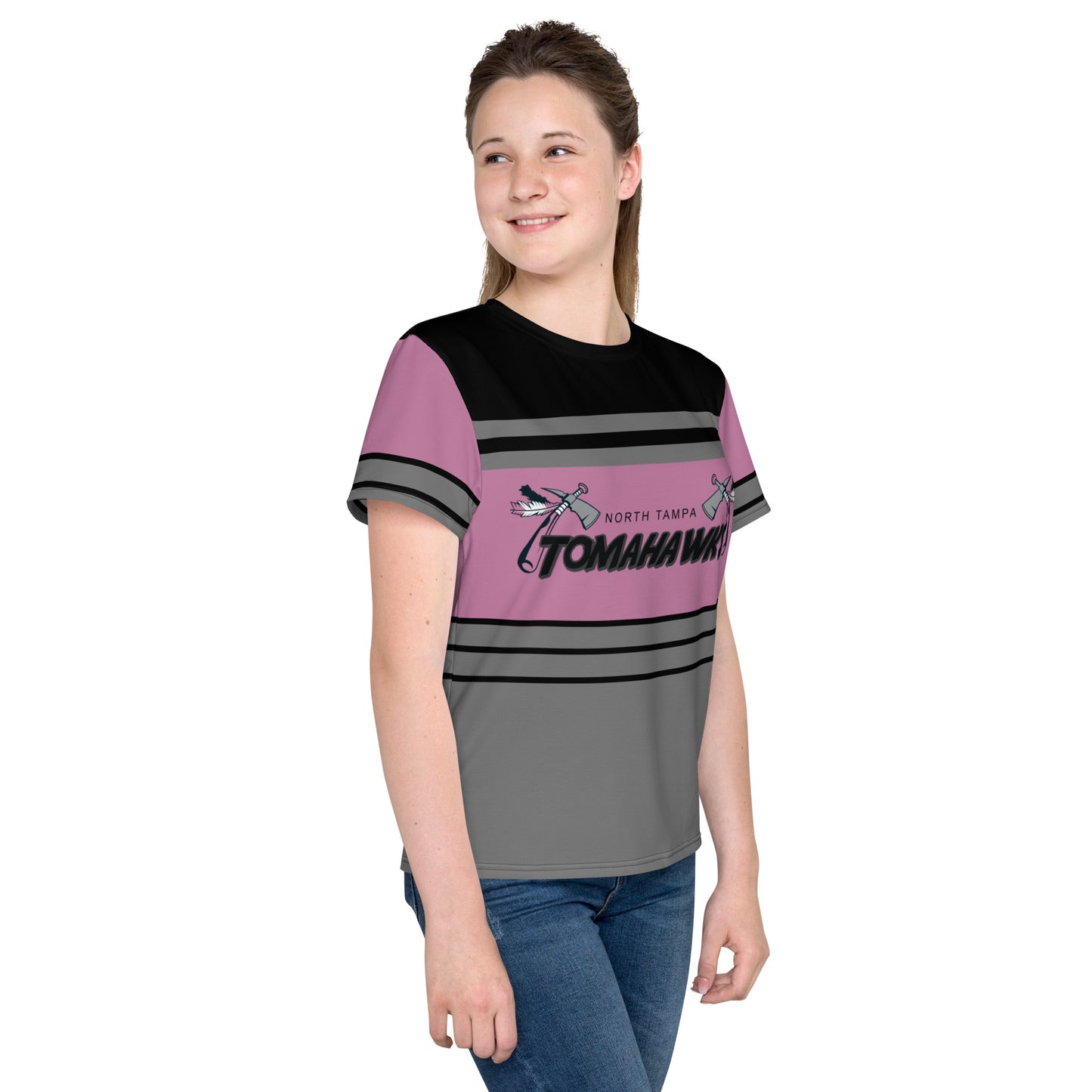 NTAA Tomahawks Extreme Practice Youth performance crew neck t-shirt