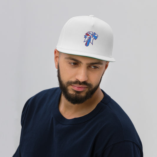 NTAA Seal 3d Embroidered Flat Bill Cap