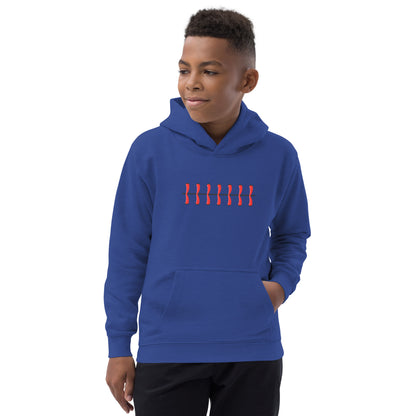 Baseball Seams Kids Hoodie