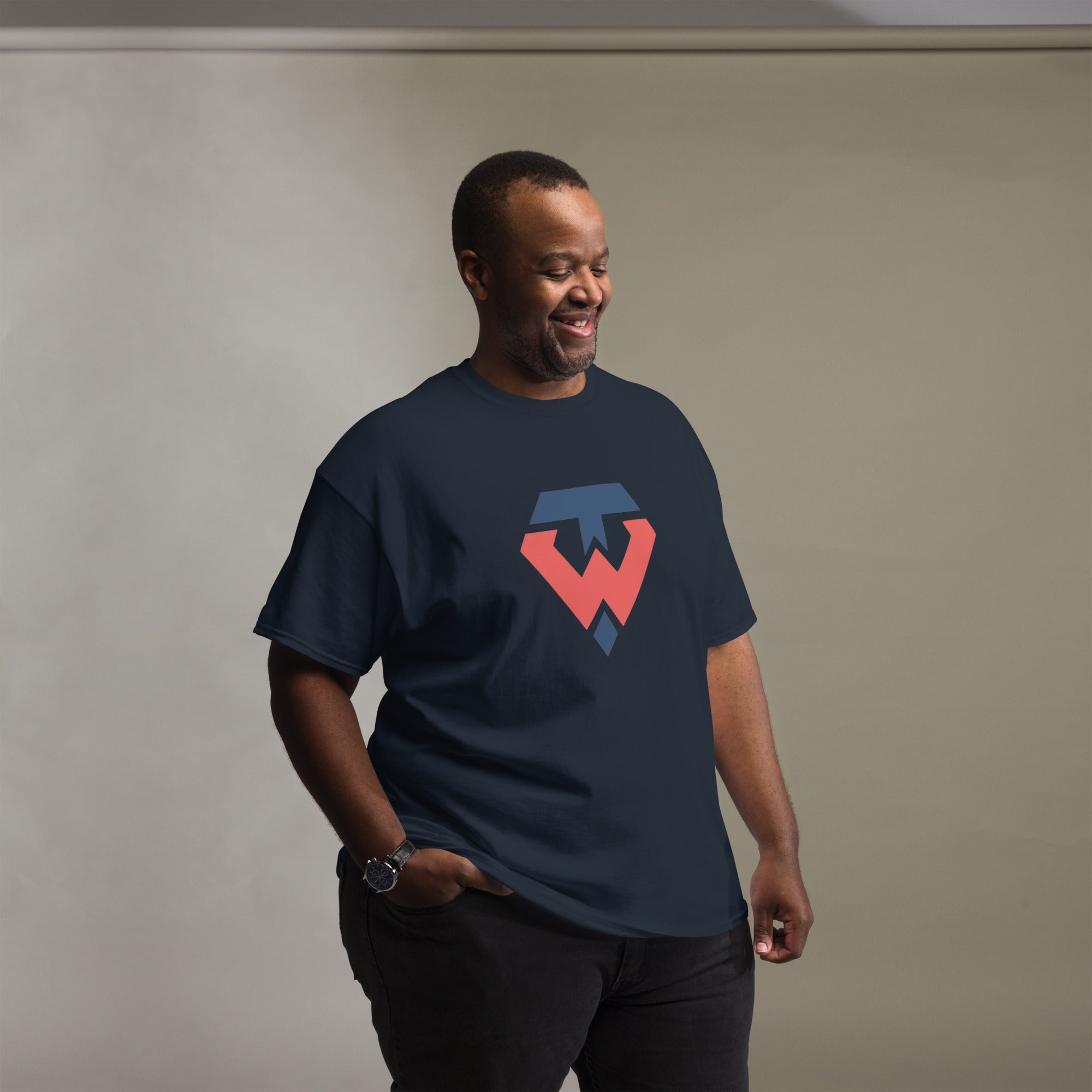 Tampa Warriors Large TW logo Men's classic tee