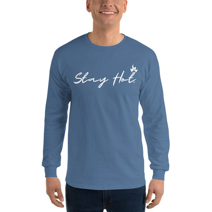 Stay Hot Men’s Long Sleeve Shirt