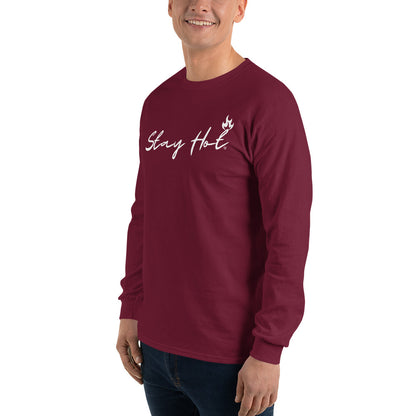 Stay Hot Men’s Long Sleeve Shirt