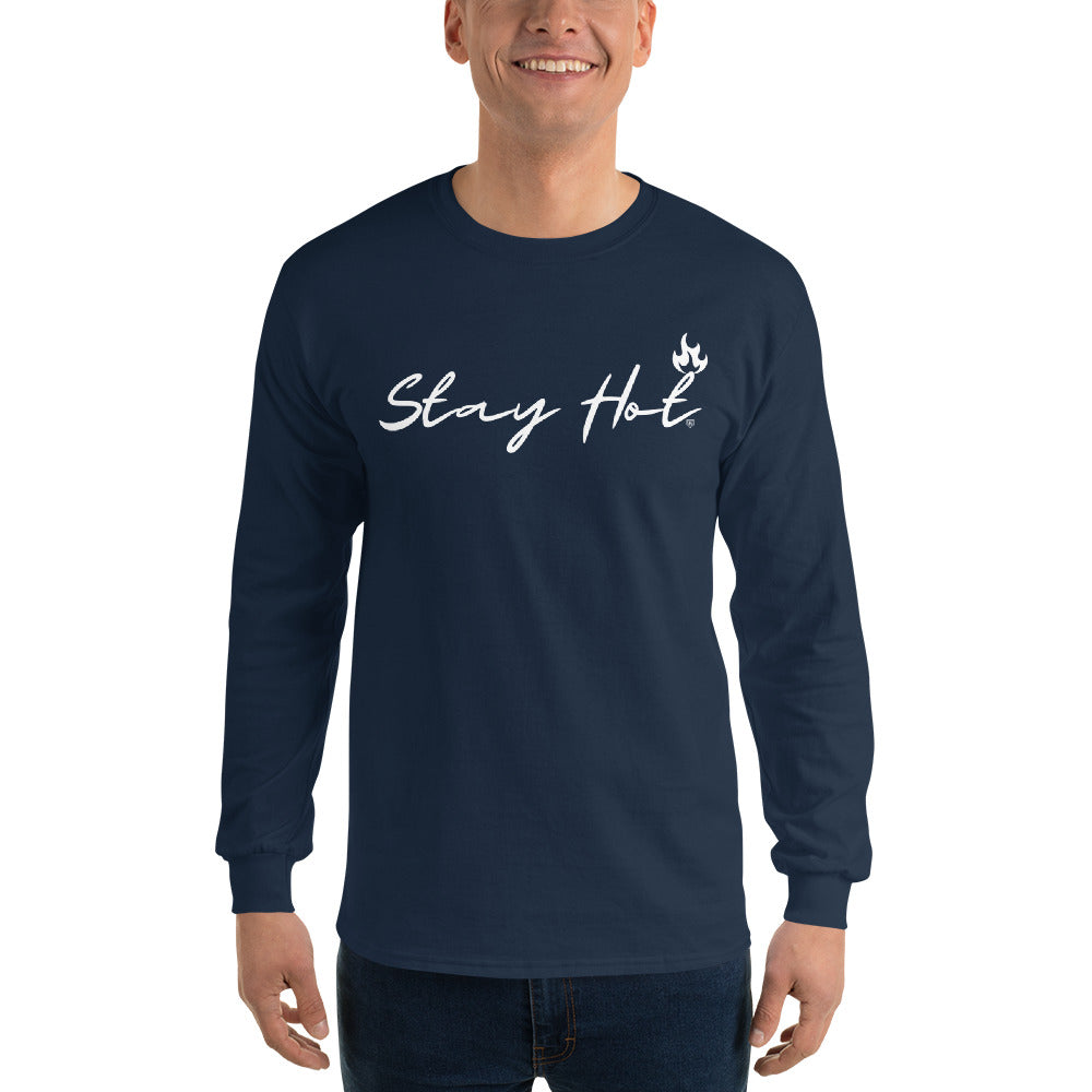 Stay Hot Men’s Long Sleeve Shirt