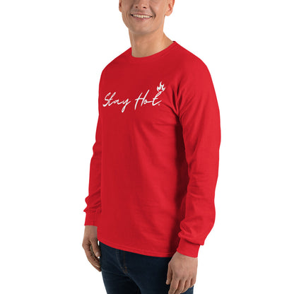 Stay Hot Men’s Long Sleeve Shirt