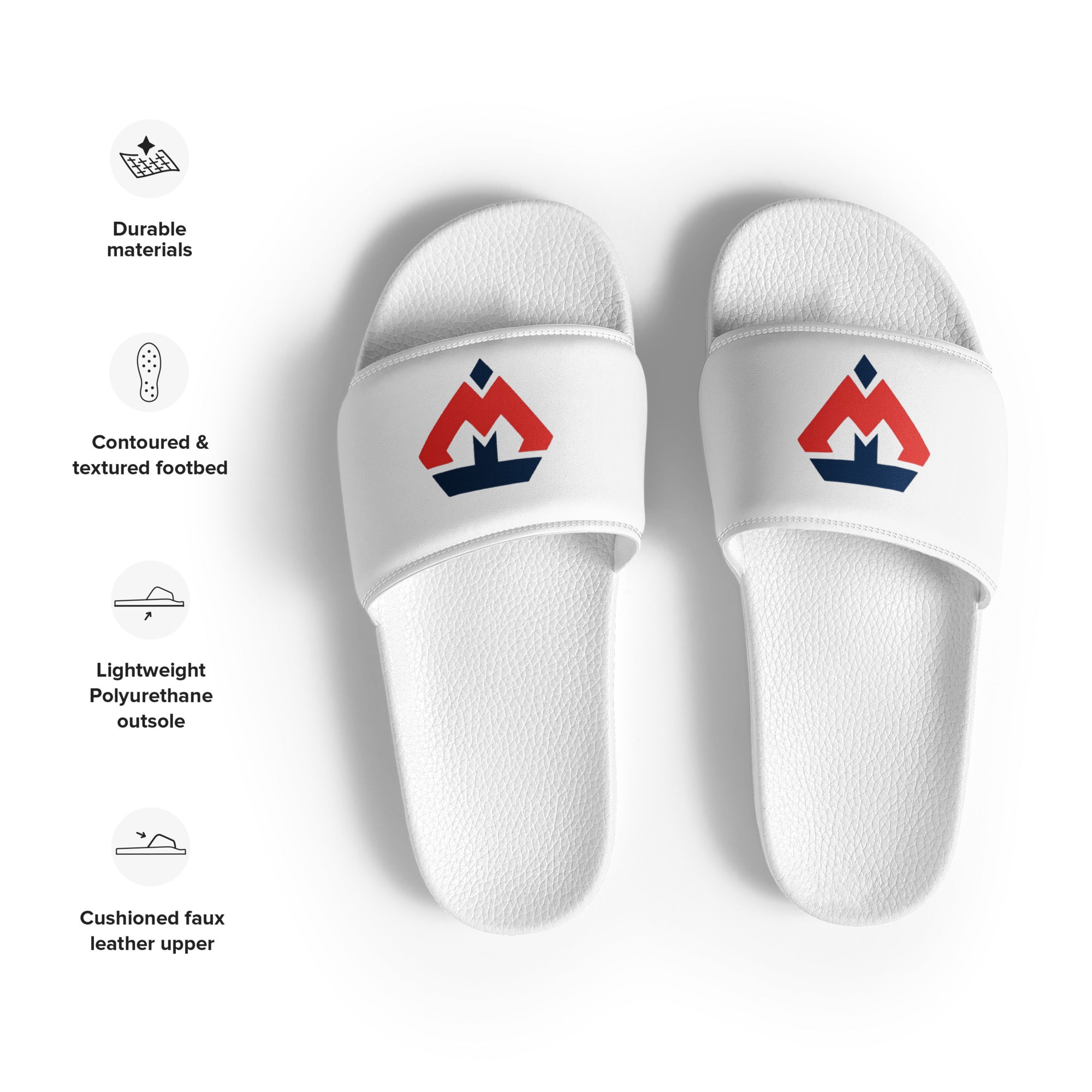 Tampa Warriors TW Seal White Men’s slides