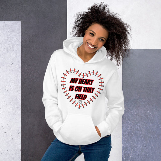 My Heart Is On That Field Women's Hoodie