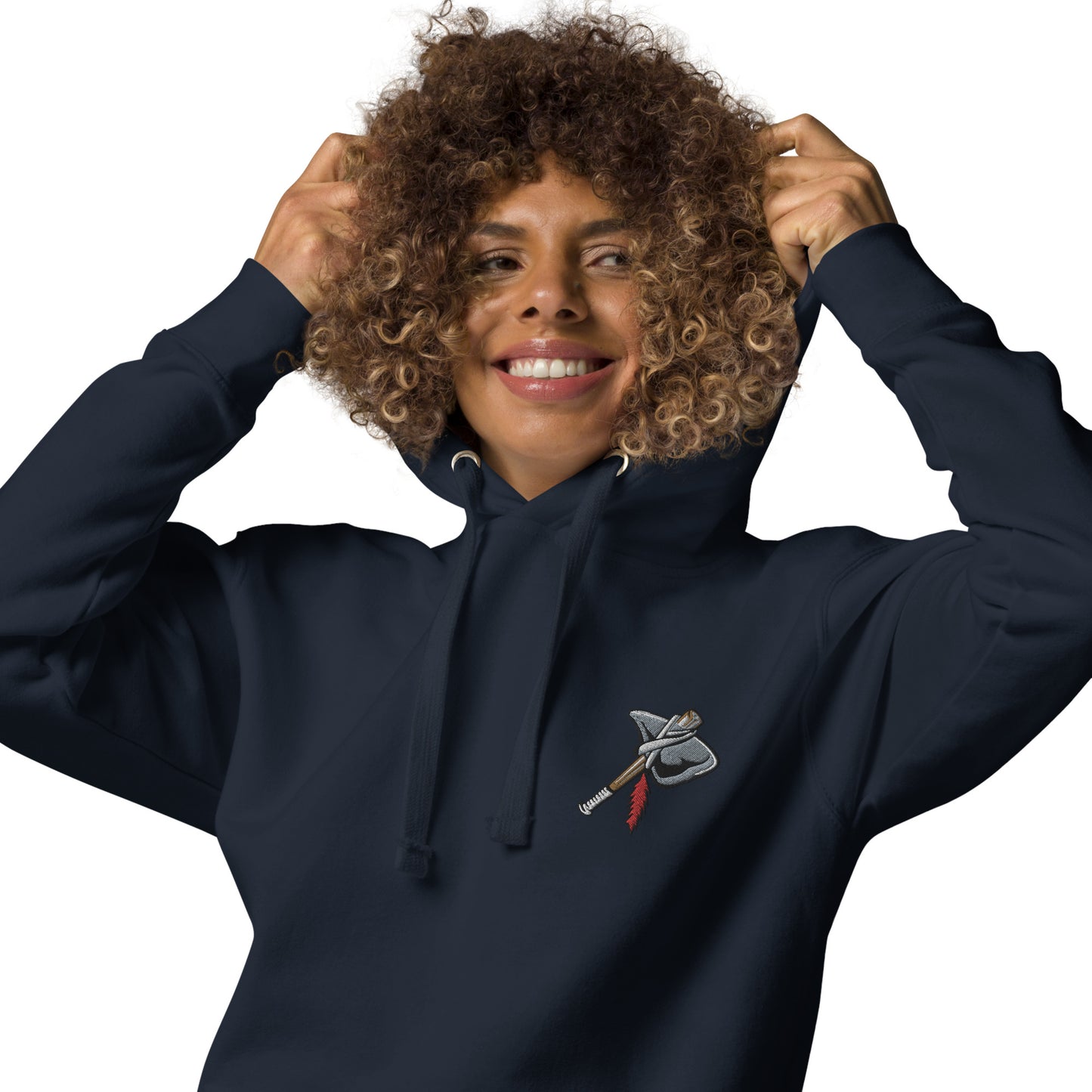 LOL Tomahawk Embroidered Seal Unisex Hoodie