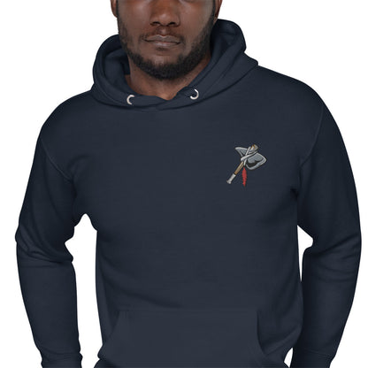 LOL Tomahawk Embroidered Seal Unisex Hoodie