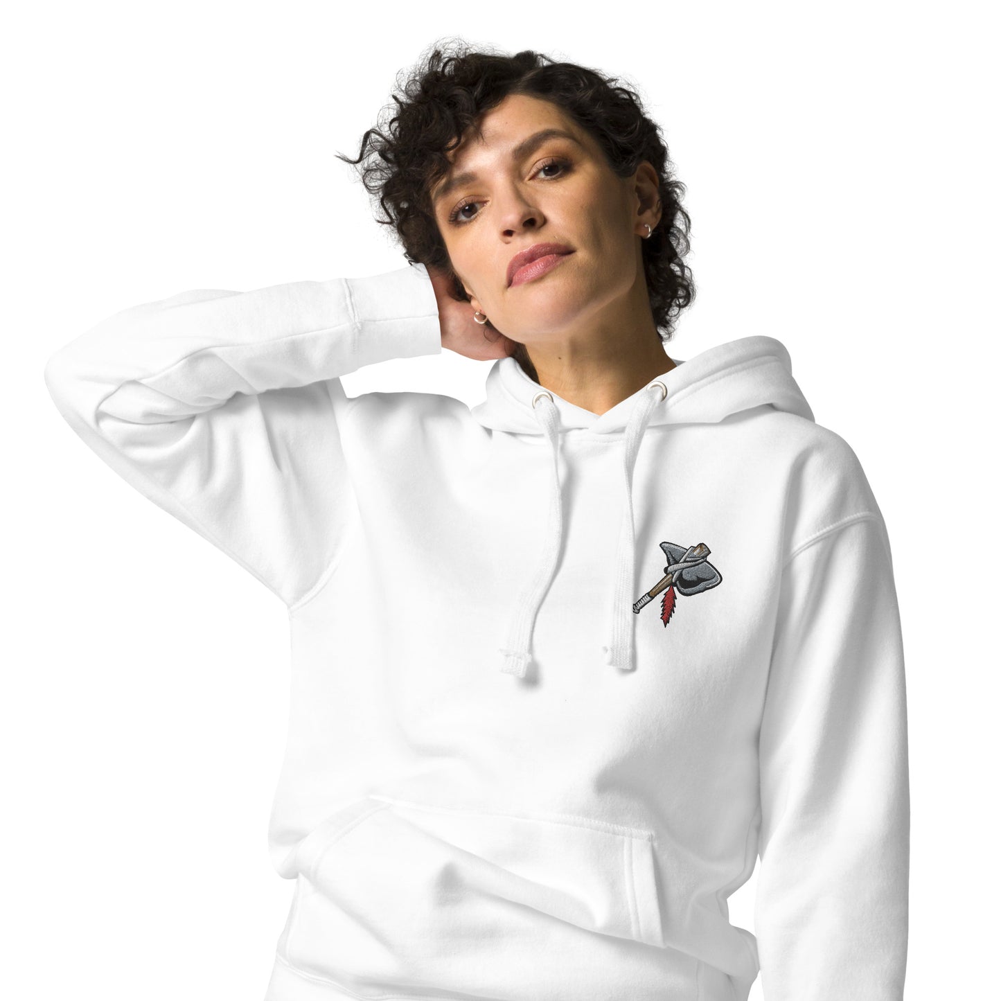 LOL Tomahawk Embroidered Seal Unisex Hoodie