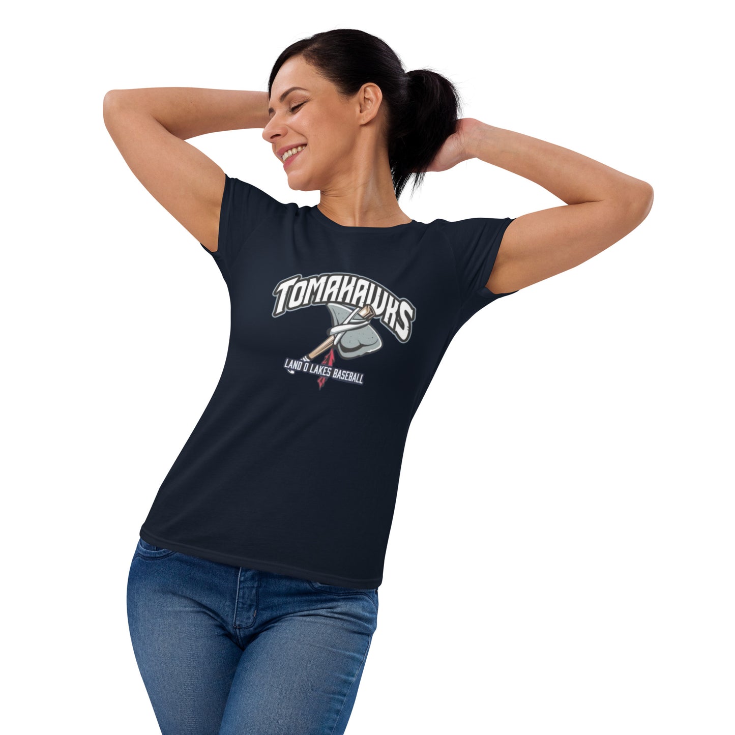 LOL Tomahawks Personalized Player Women's short sleeve t-shirt