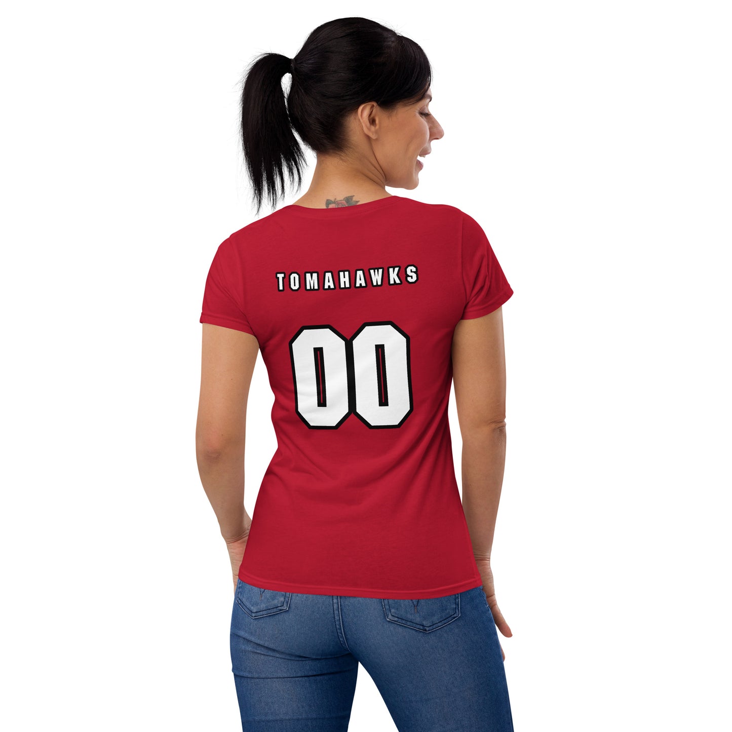 LOL Tomahawks Personalized Player Women's short sleeve t-shirt