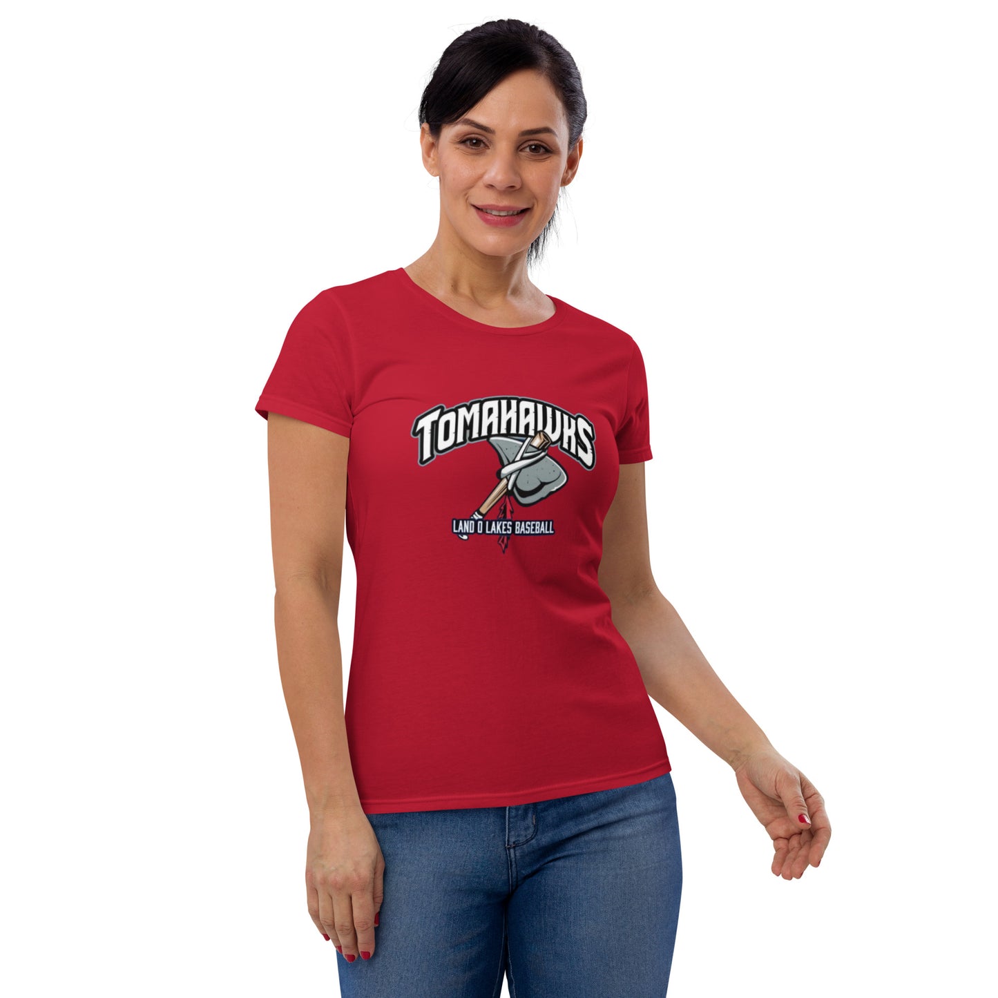 LOL Tomahawks Personalized Player Women's short sleeve t-shirt