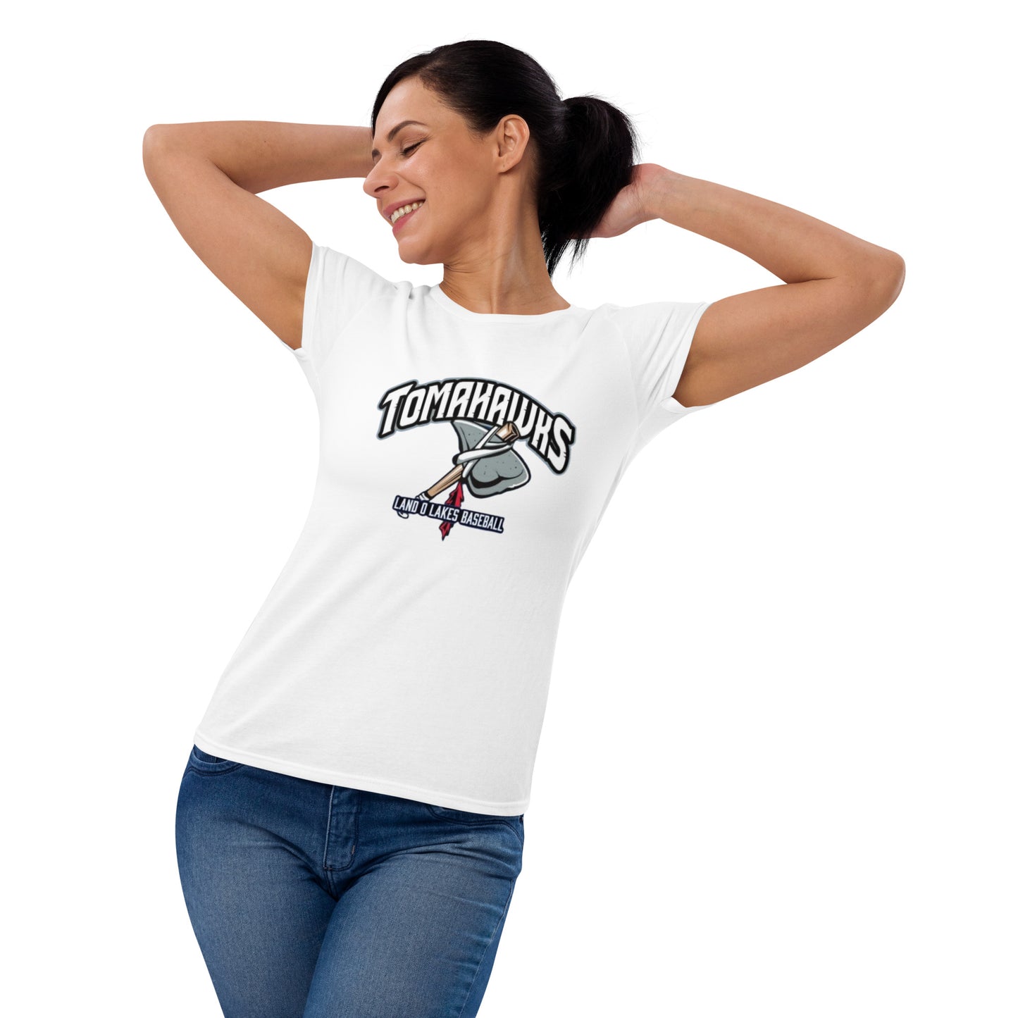 LOL Tomahawks Personalized Player Women's short sleeve t-shirt