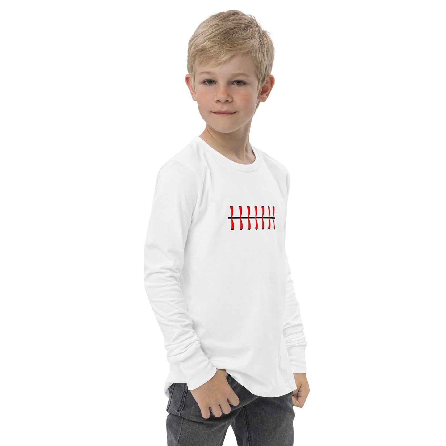 Baseball Seam Youth long sleeve tee