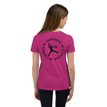 Be A Pitcher Girl's Short Sleeve T-Shirt