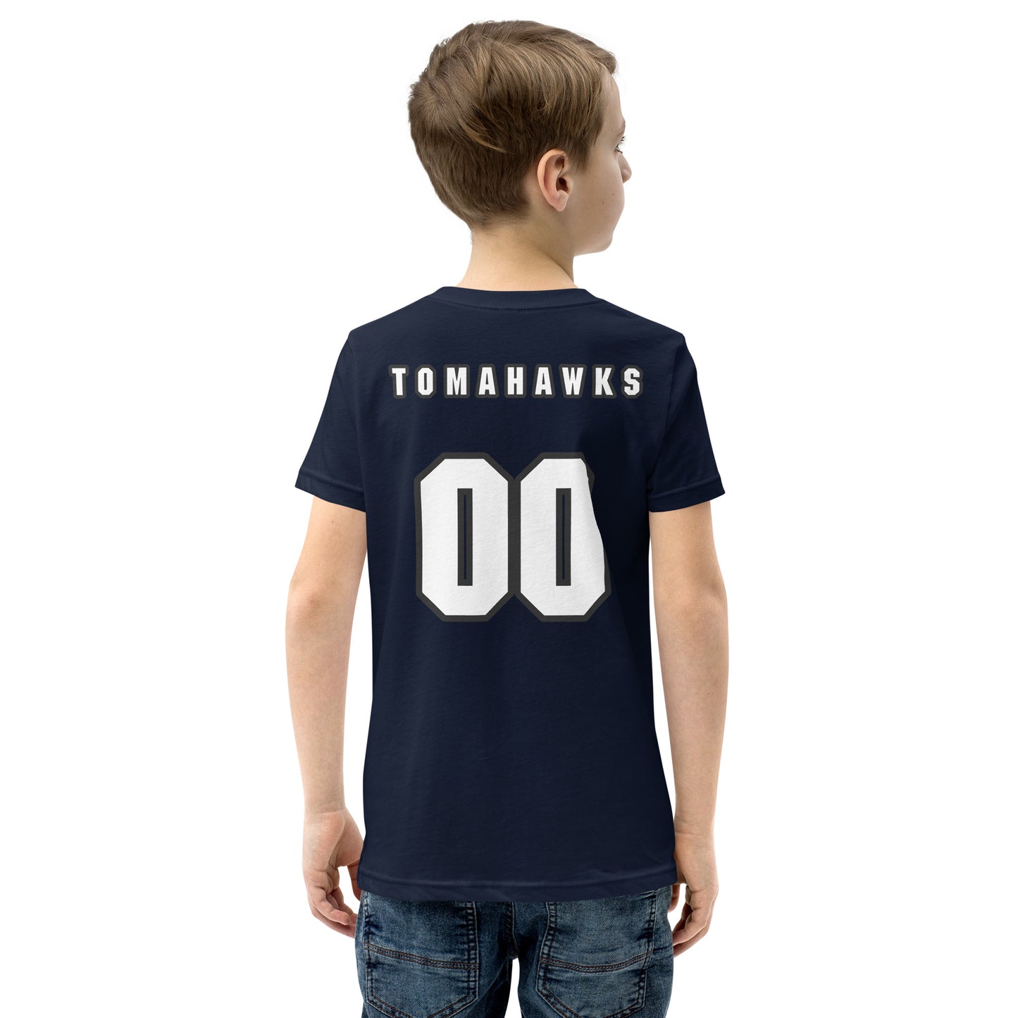 LOL Tomahawks Personalized Player Youth Short Sleeve T-Shirt