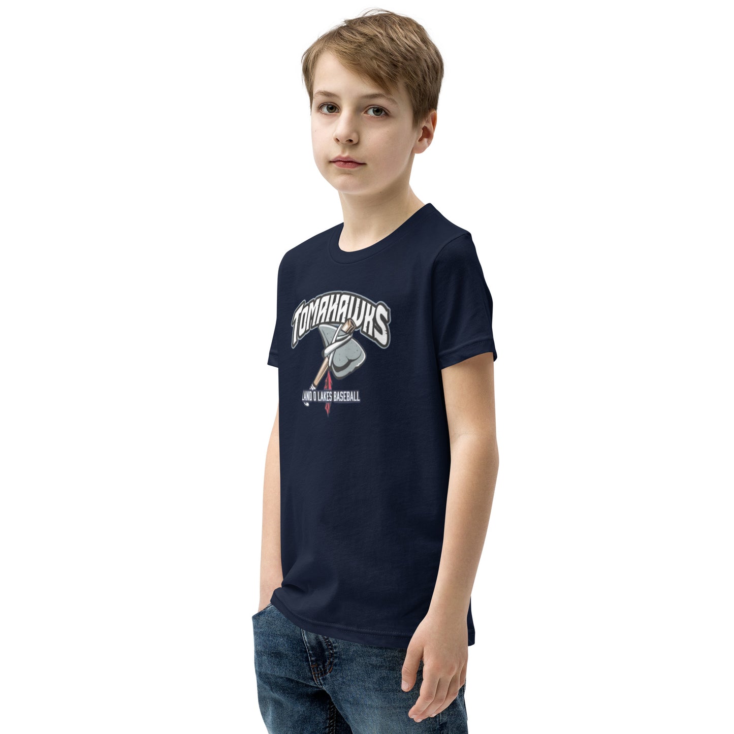 LOL Tomahawks Personalized Player Youth Short Sleeve T-Shirt