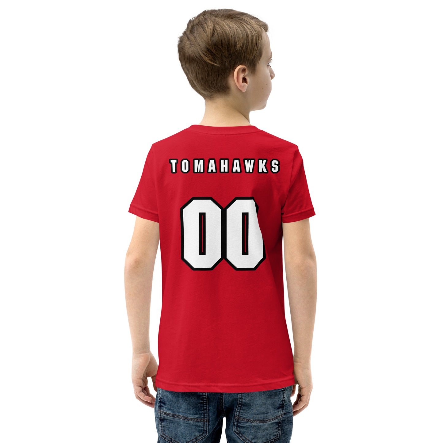 LOL Tomahawks Personalized Player Youth Short Sleeve T-Shirt