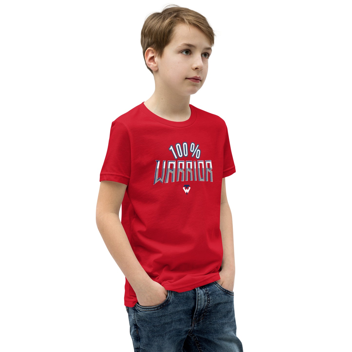 Tampa Warriors 100% Warrior Youth Short Sleeve T-Shirt