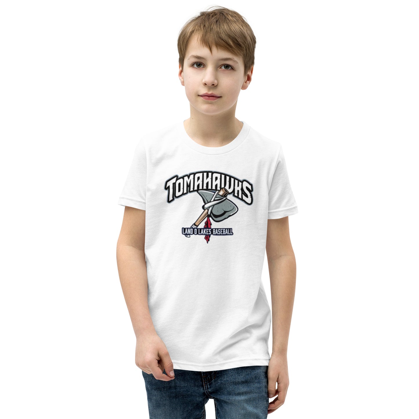 LOL Tomahawks Personalized Player Youth Short Sleeve T-Shirt